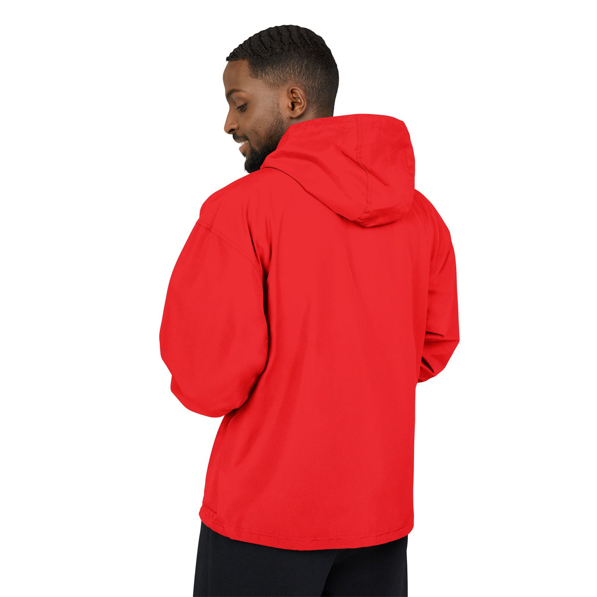 Lightweight Packable Anorak Jacket with Floral Design