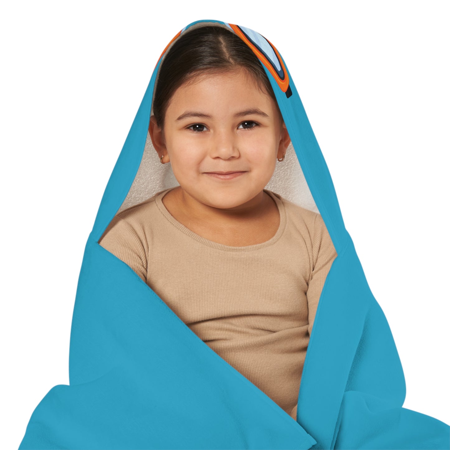 * Youth SwimCity Goggles Hooded Towel - Teal *