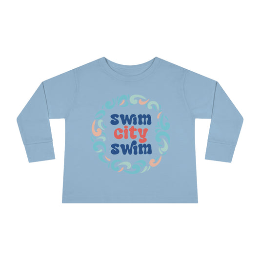 SwimCity Logo Toddler Long Sleeve Tee