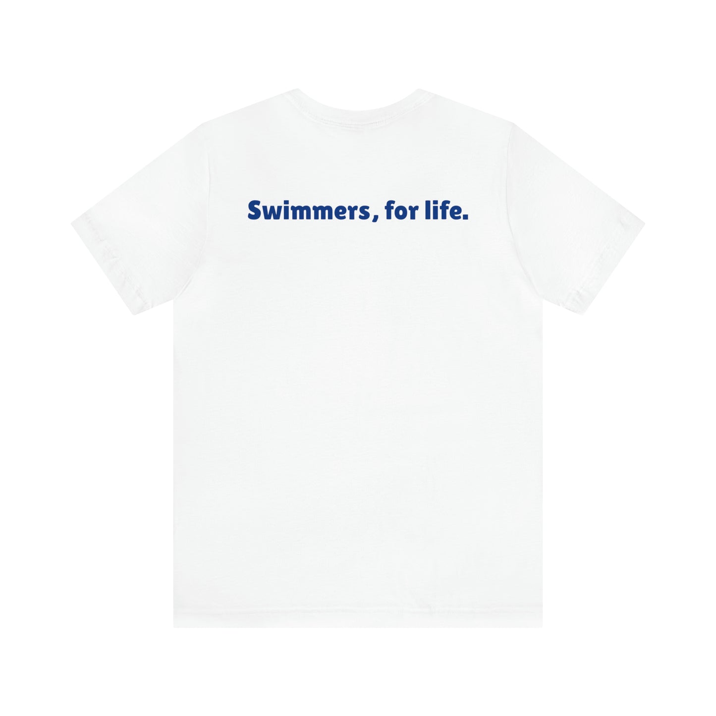 SwimCity Unisex Jersey Short Sleeve Logo Tee with Swimmers for Life