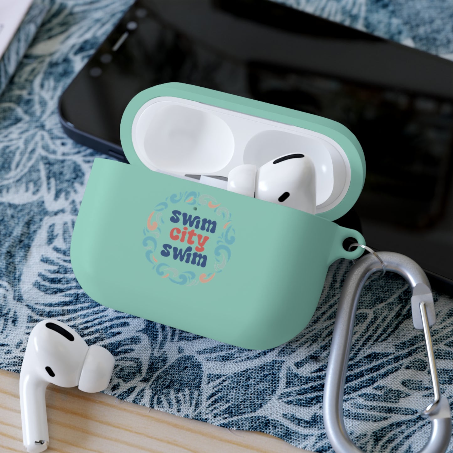 SwimCity Logo AirPods and AirPods Pro Case Cover