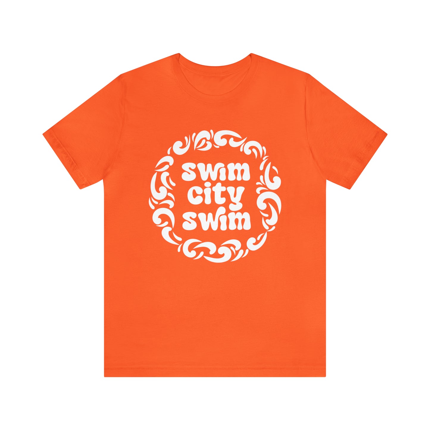 SwimCity Let's Swim Together Adult Jersey Short Sleeve Logo Tee