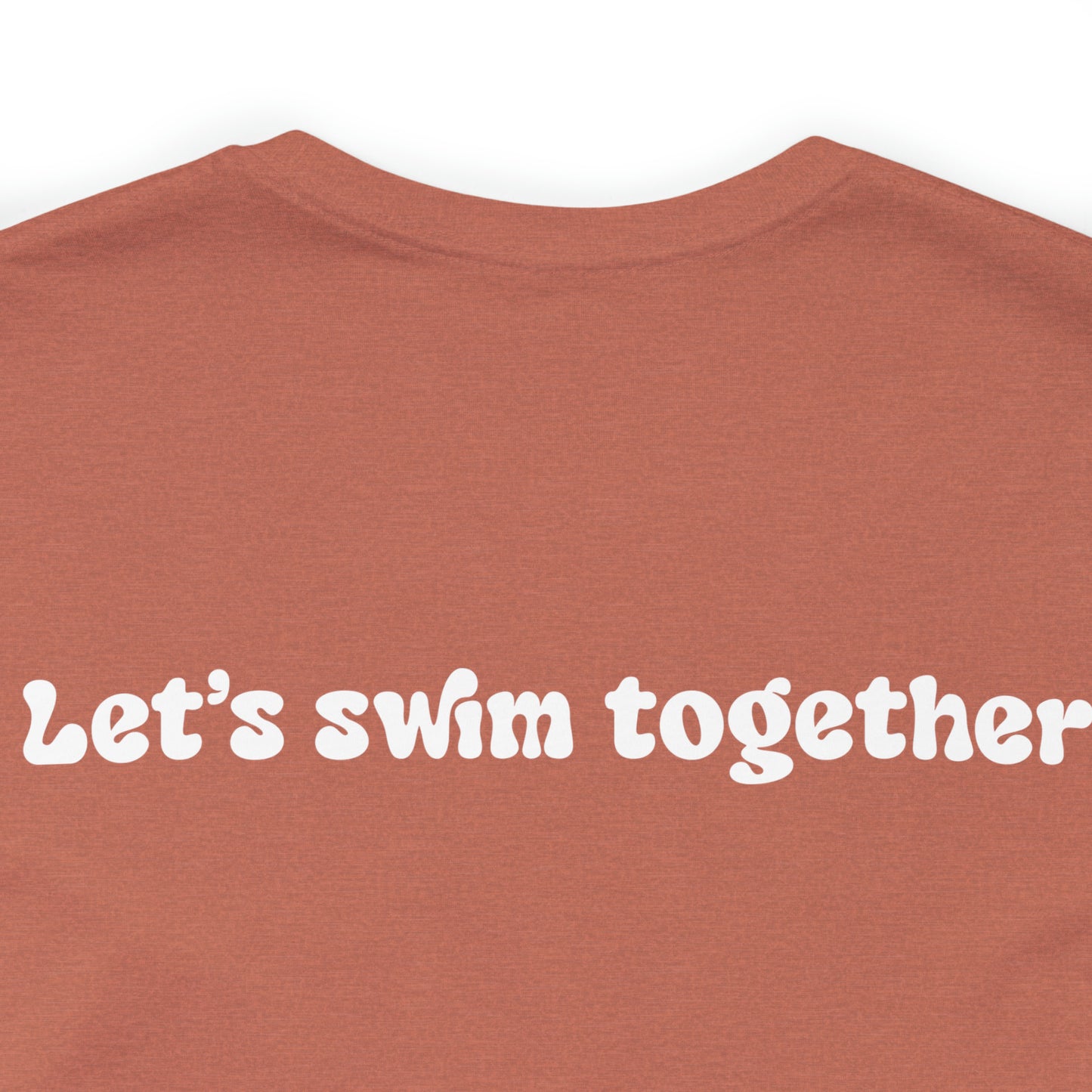 SwimCity Let's Swim Together Adult Jersey Short Sleeve Logo Tee