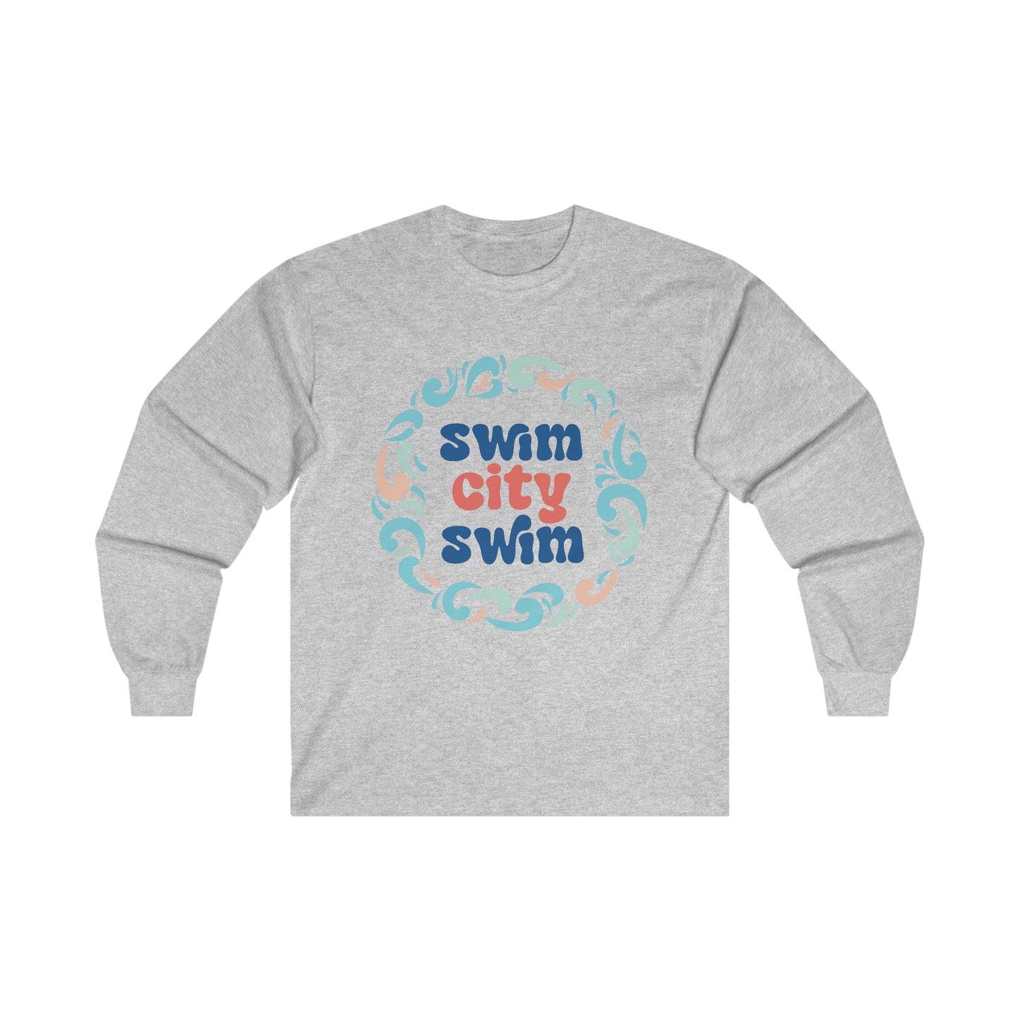 SwimCity Logo Ultra Cotton Long Sleeve Tee