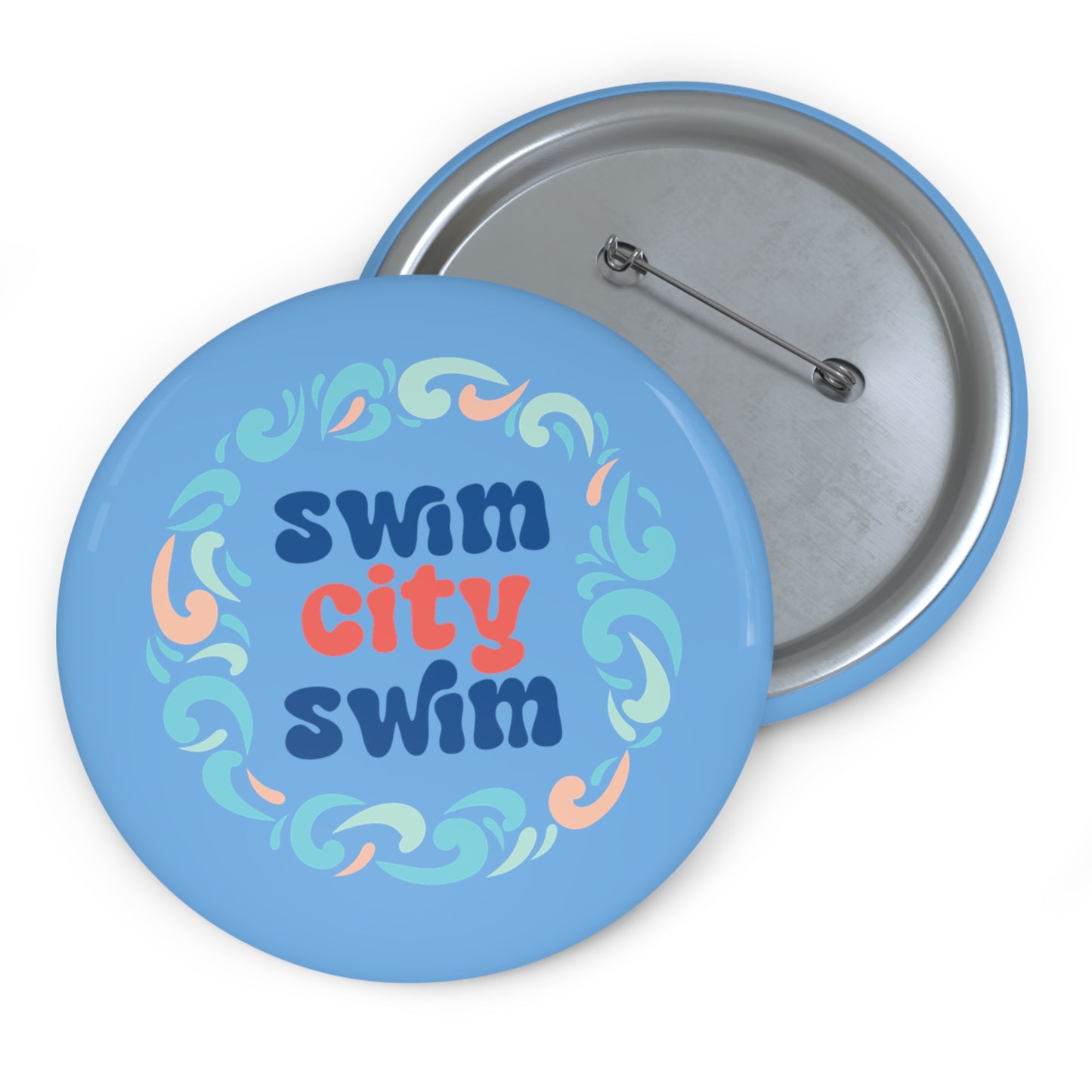 SwimCity Swim Decorative Pin Buttons