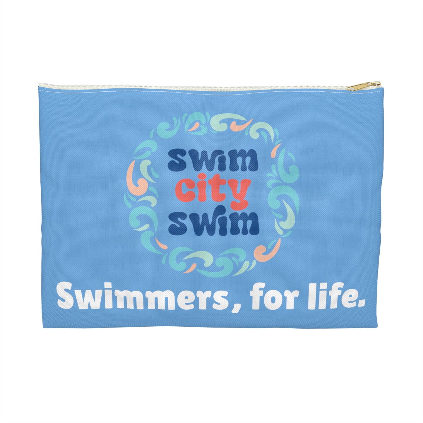 SwimCity Swimmers For Life Accessory Pouch - Blue