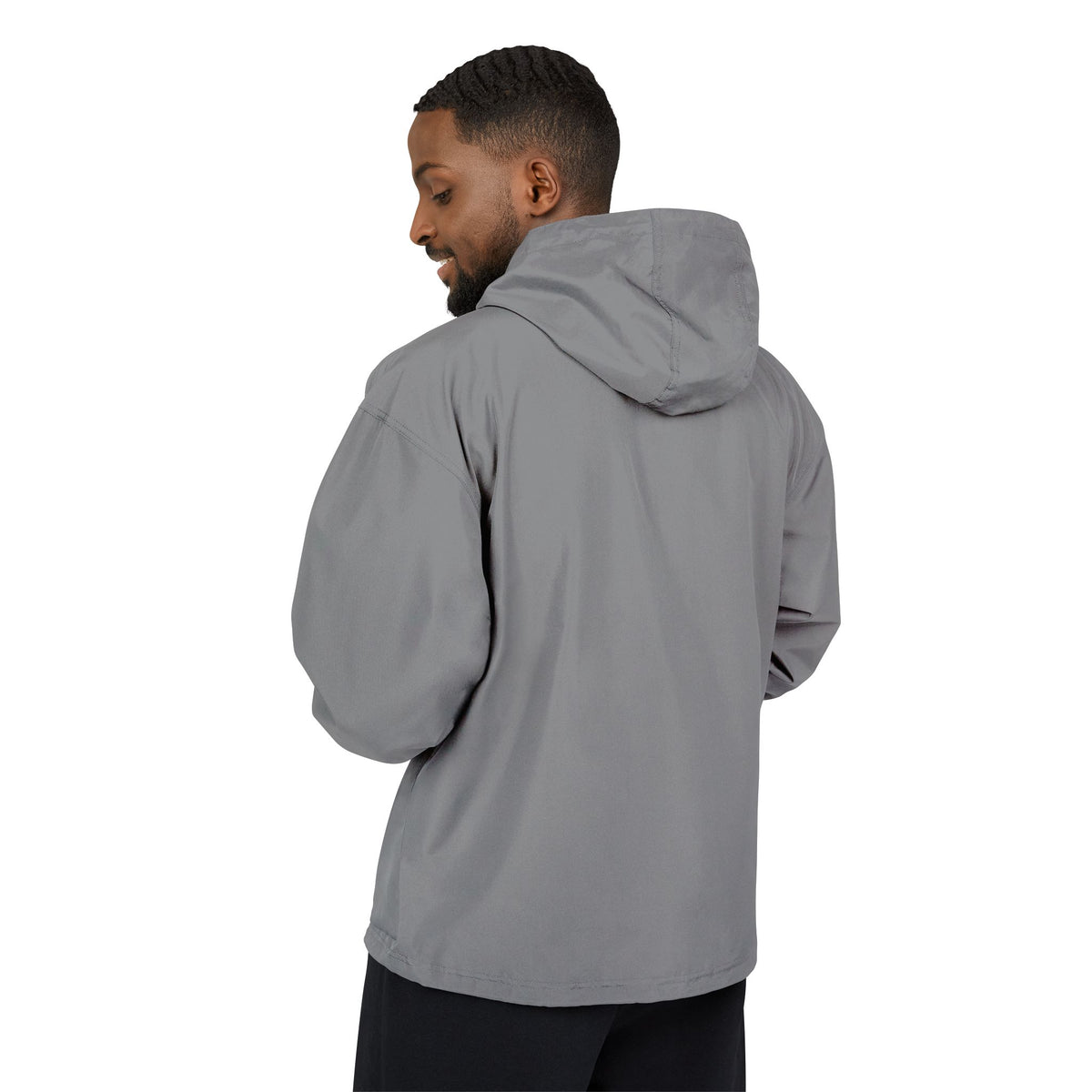 Lightweight Packable Anorak Jacket with Floral Design