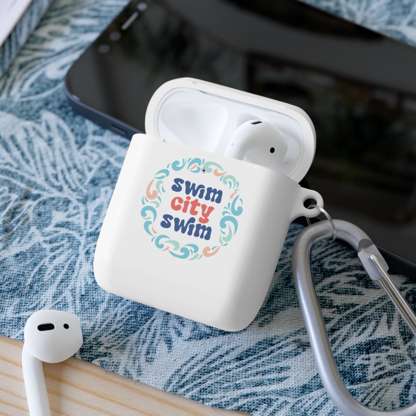 SwimCity Logo AirPods and AirPods Pro Case Cover