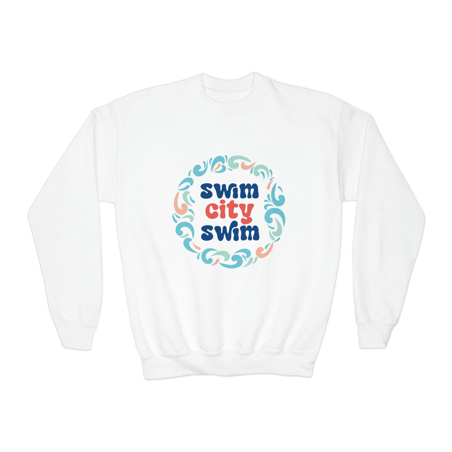 Youth SwimCity Logo Crewneck Sweatshirt