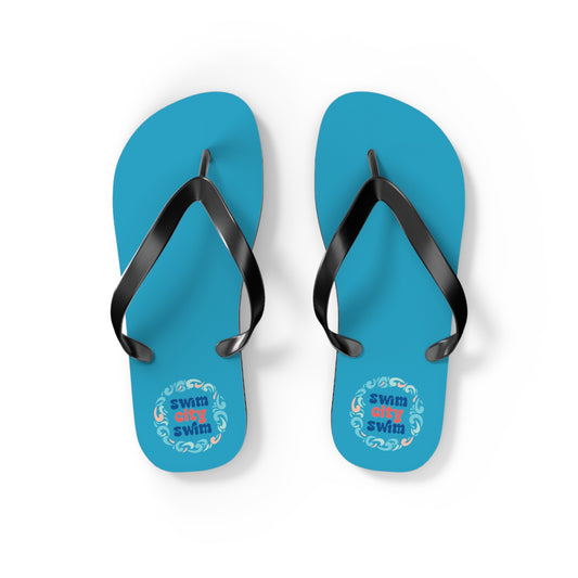 SwimCity Flip Flops - Turquoise