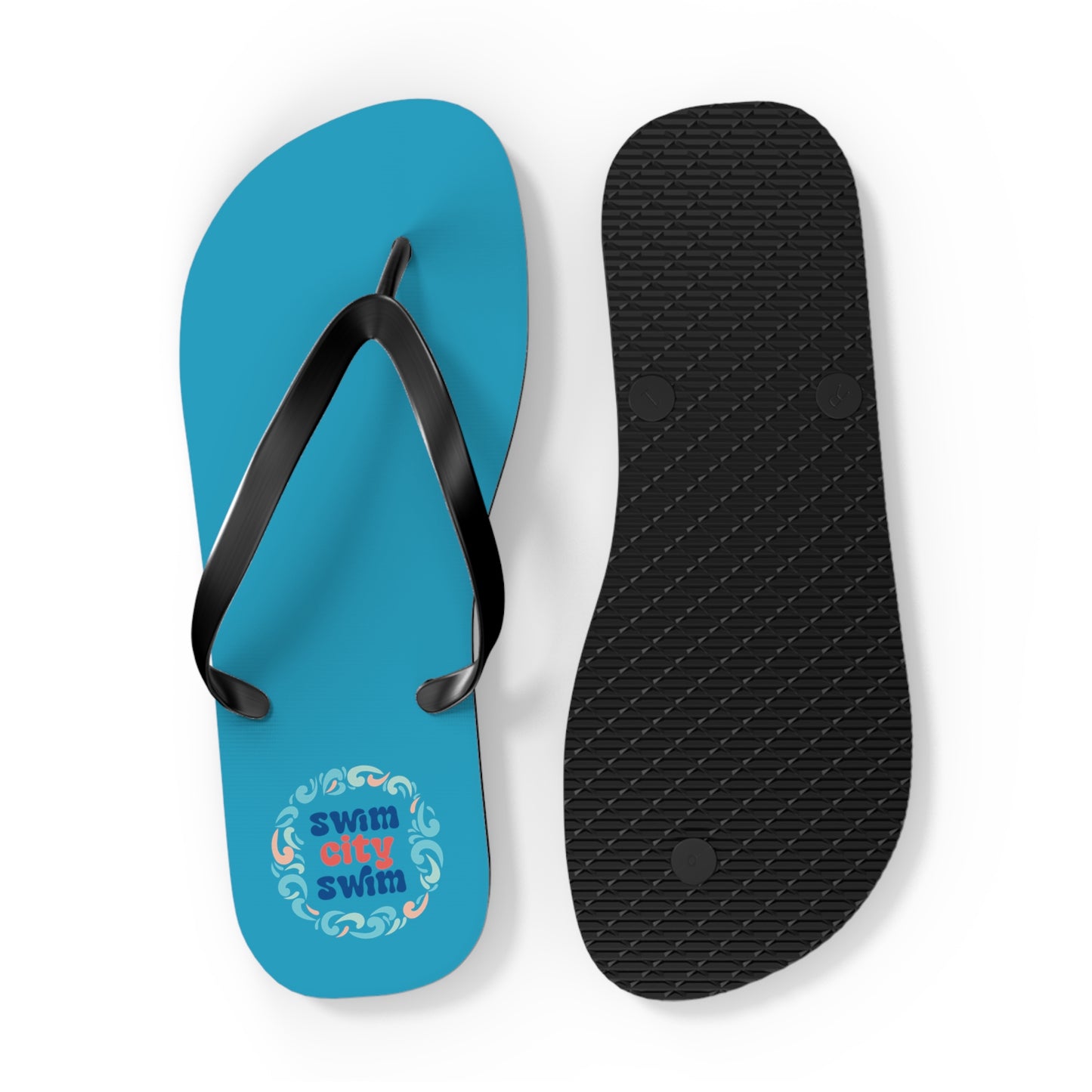 SwimCity Flip Flops - Turquoise