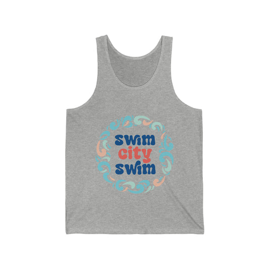 SwimCity Logo Unisex Jersey Tank