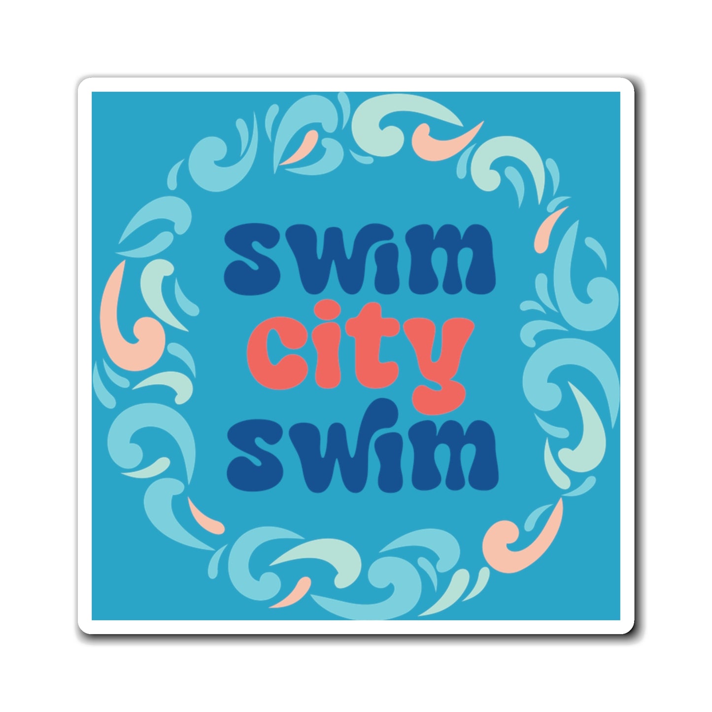 SwimCity Teal Magnet