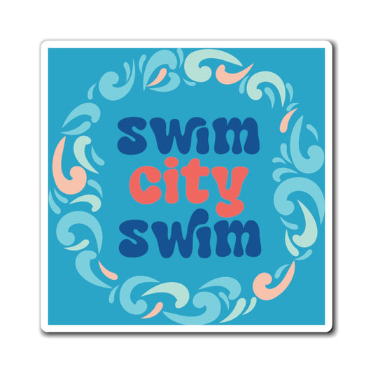 SwimCity Teal Magnet