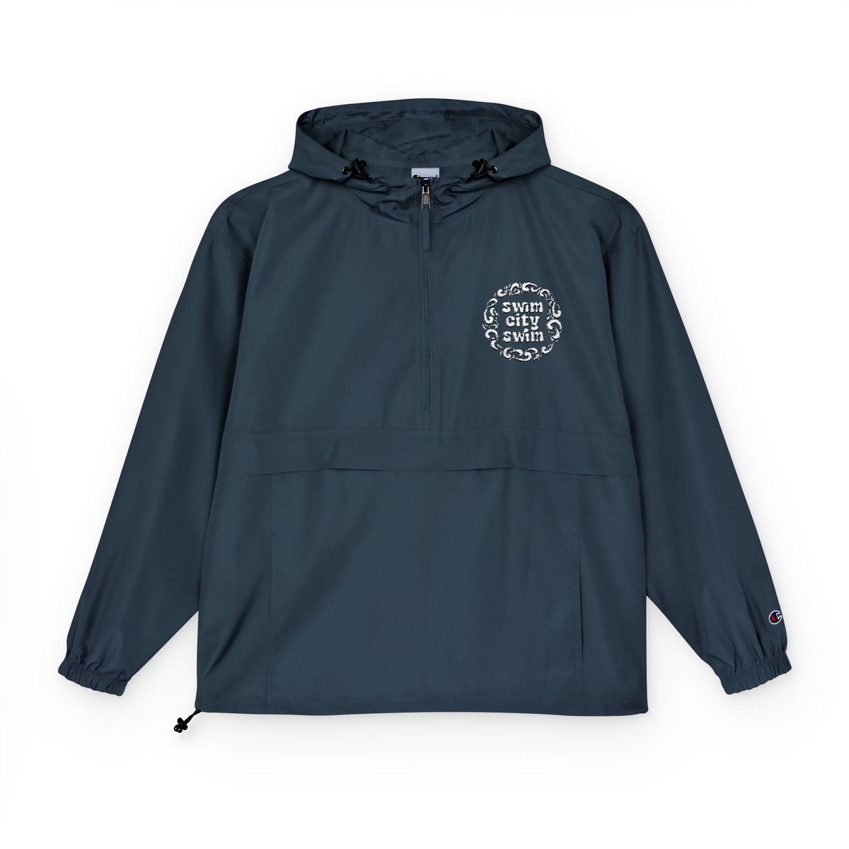 Lightweight Packable Anorak Jacket with Floral Design