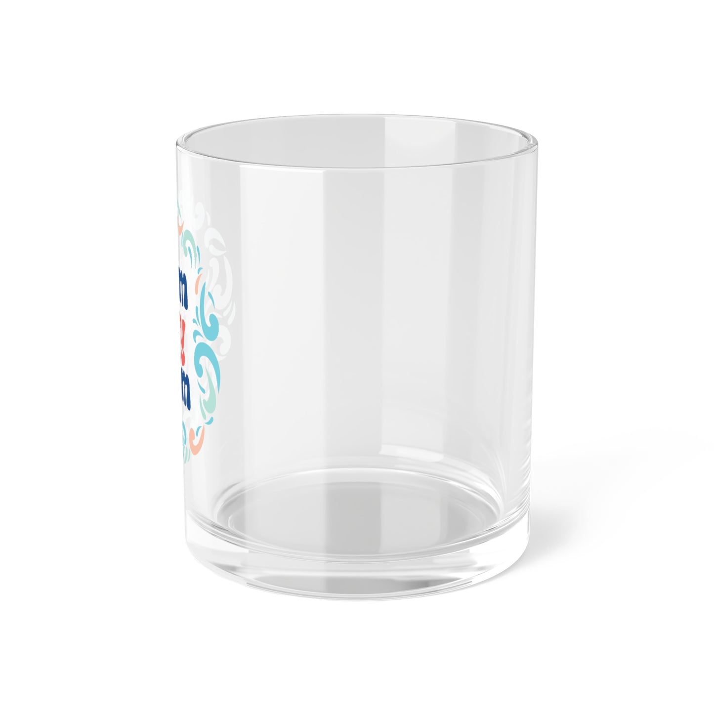 SwimCity Swim Logo Bar Glass