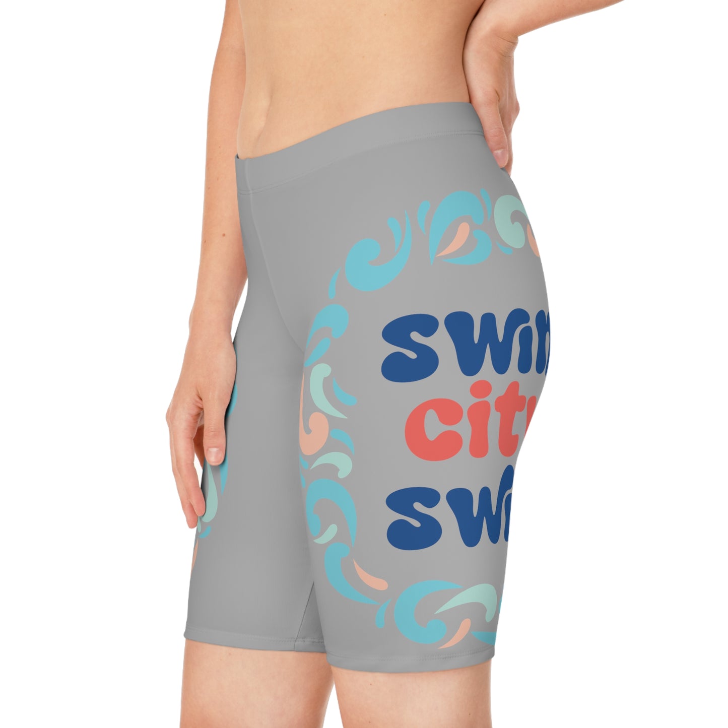 SwimCity Women's Bike Shorts - Grey