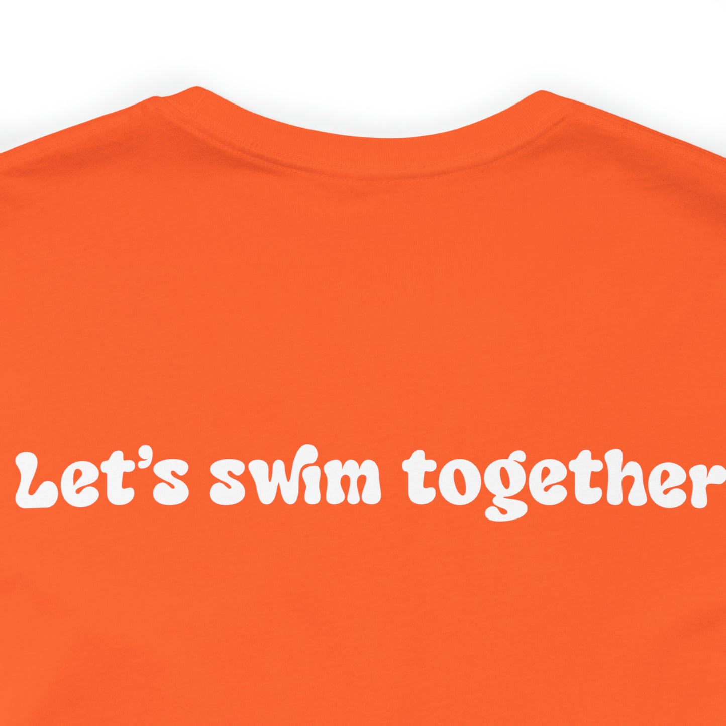 SwimCity Let's Swim Together Adult Jersey Short Sleeve Logo Tee