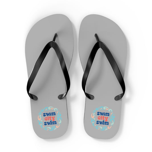 SwimCity Flip Flops - Grey