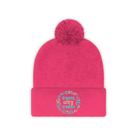 SwimCity Pom Pom Beanie