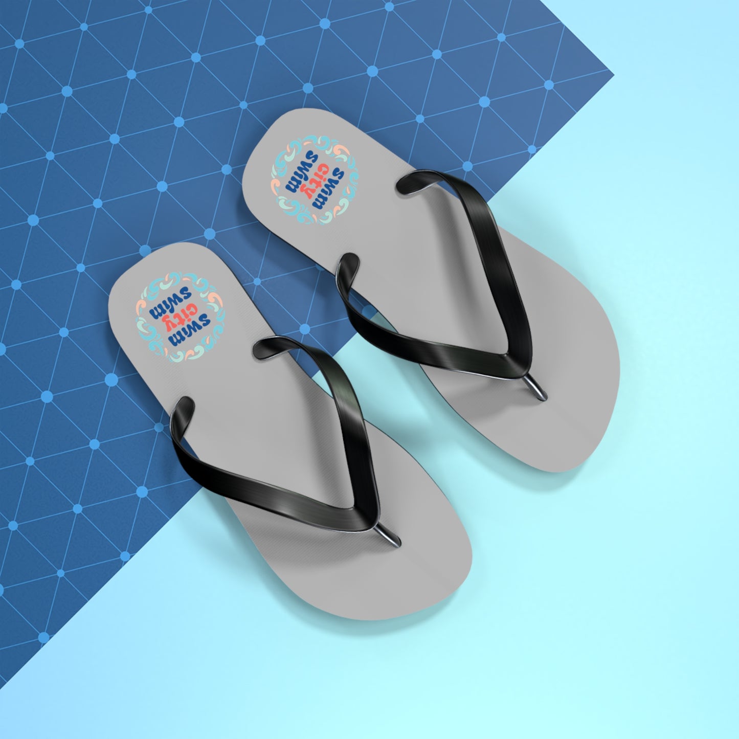 SwimCity Flip Flops - Grey