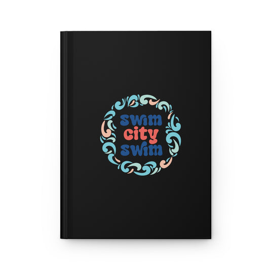 SwimCity Hardcover Journal Matte - Black