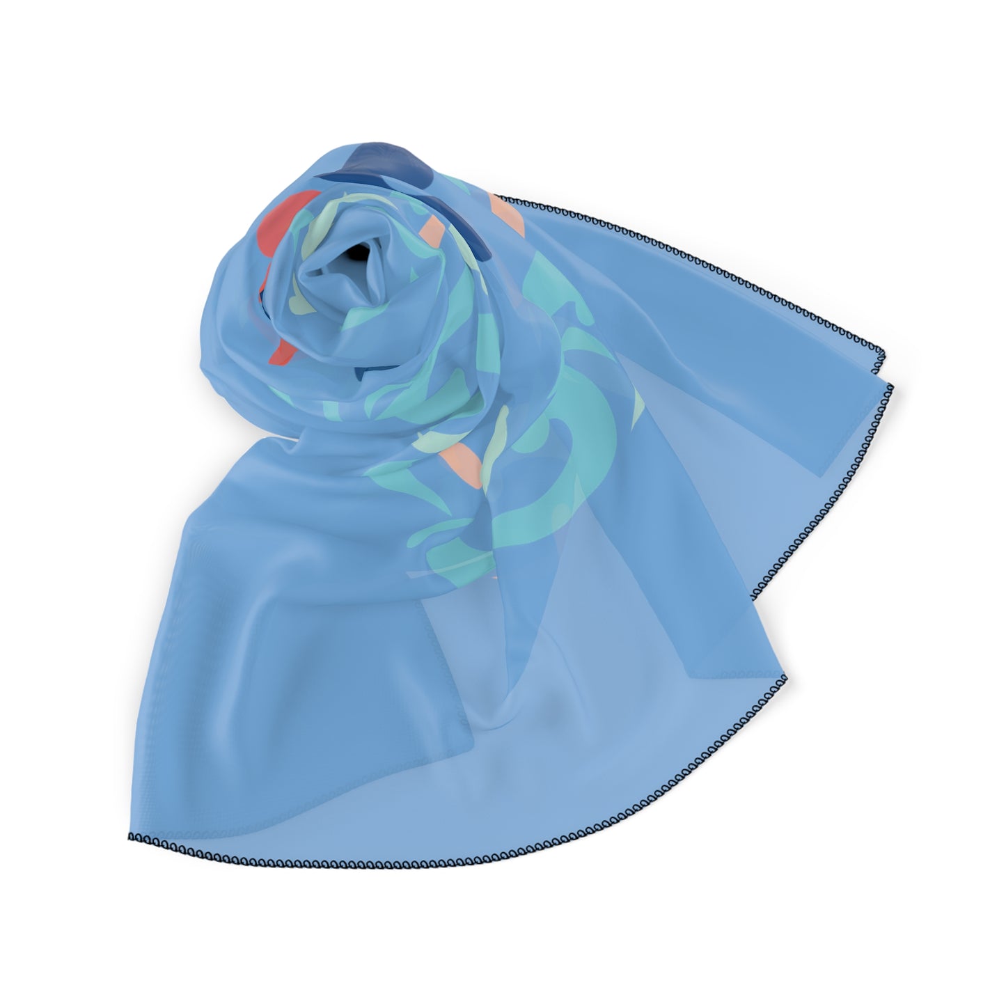 SwimCity Swim Logo Poly Scarf - Blue