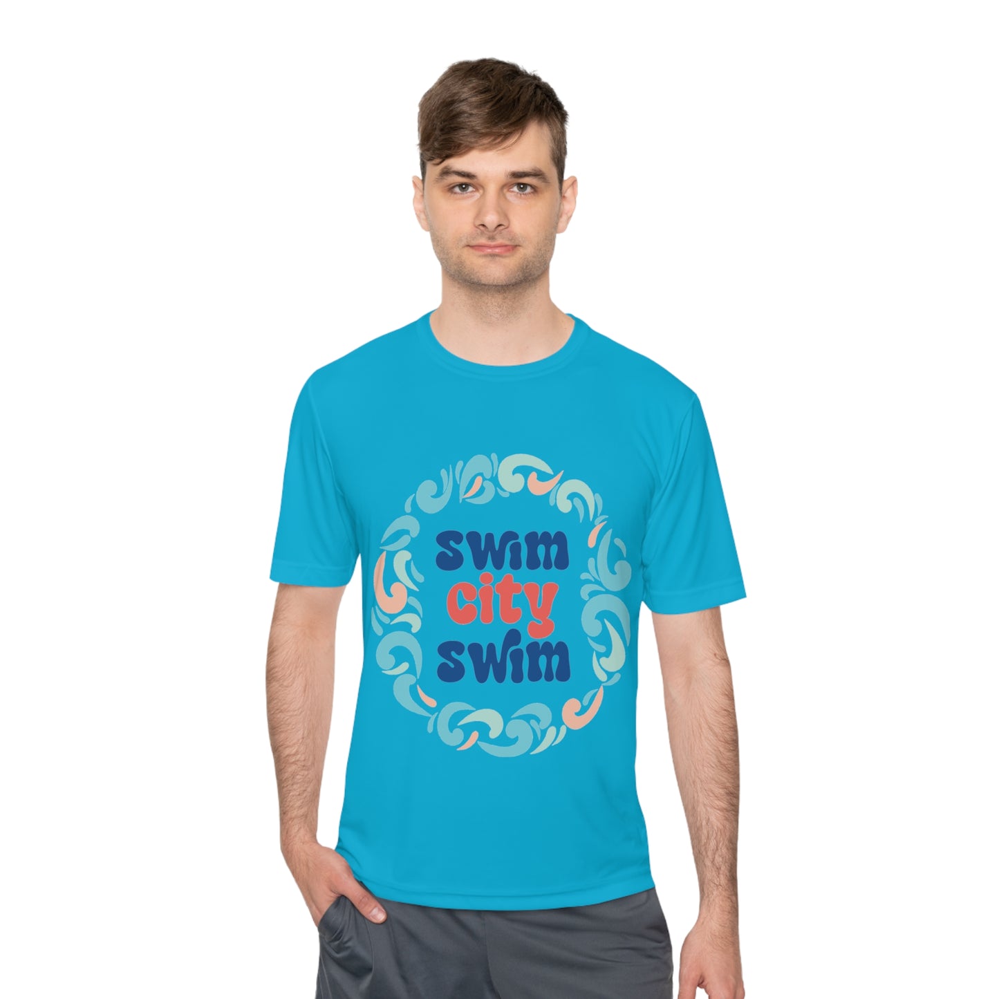 SwimCity Unisex Moisture Wicking Tee