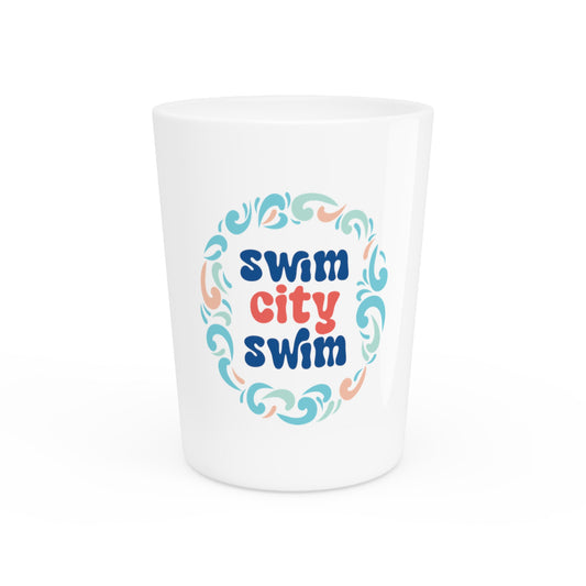 SwimCity Swim Logo Shot Glass