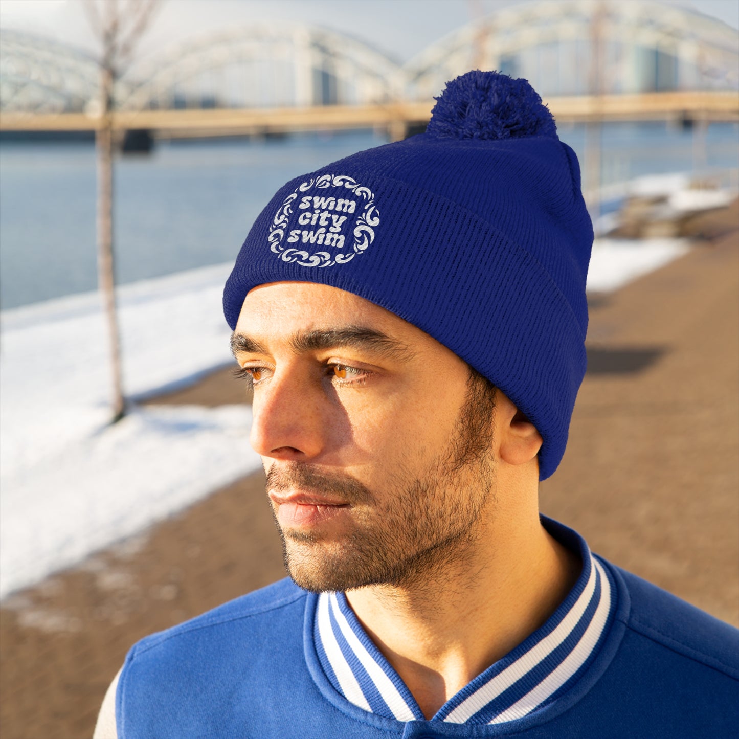 SwimCity Pom Pom Beanie