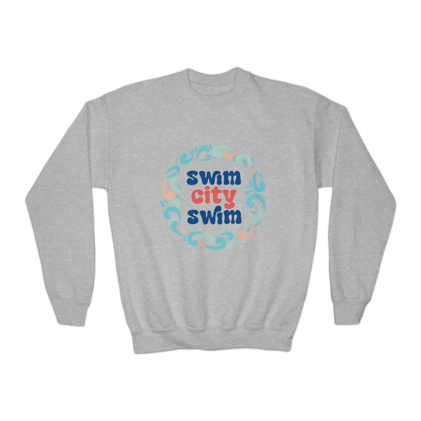 Youth SwimCity Logo Crewneck Sweatshirt