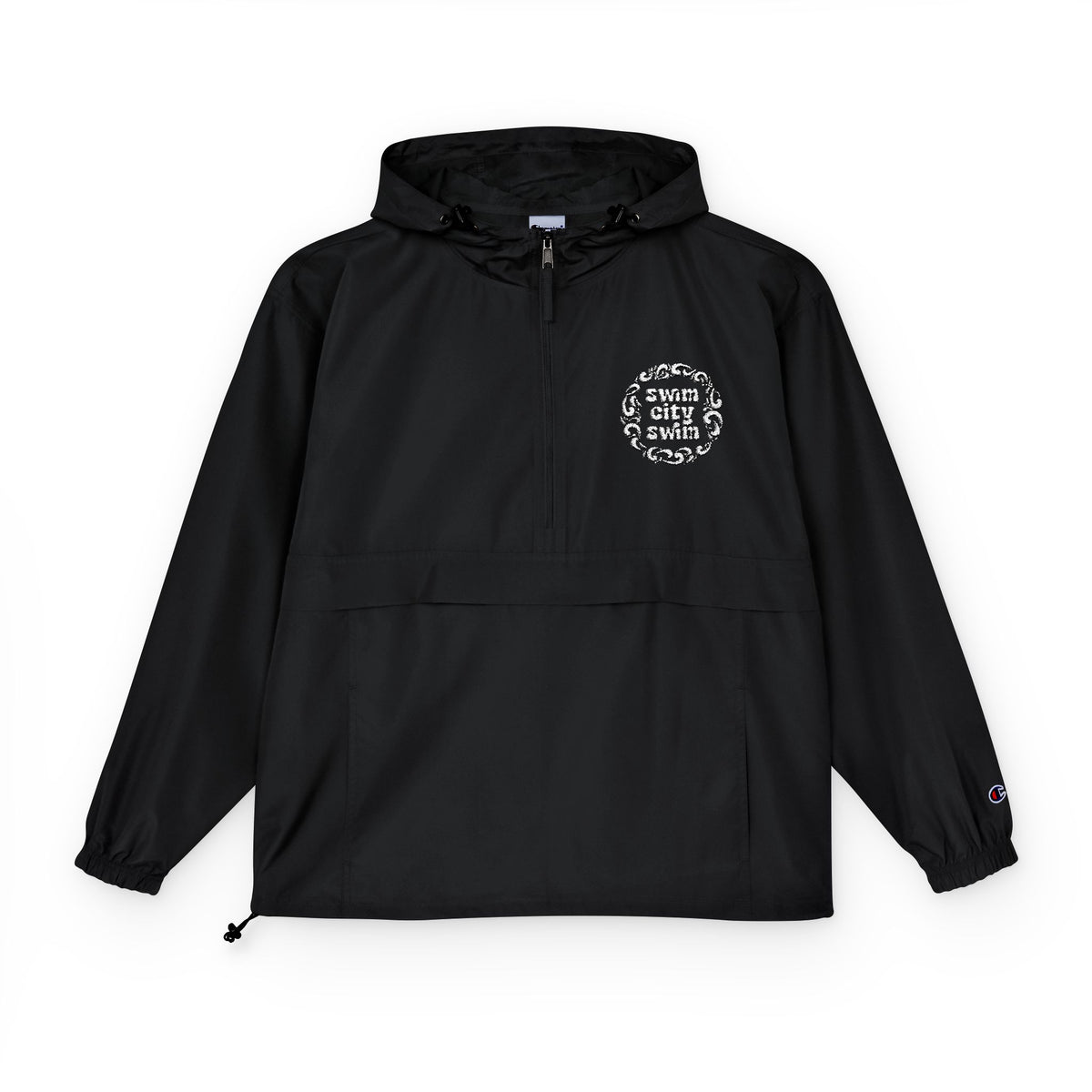 Lightweight Packable Anorak Jacket with Floral Design