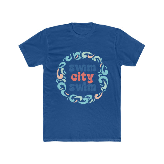 SwimCity Logo Men's Cotton Crew Tee