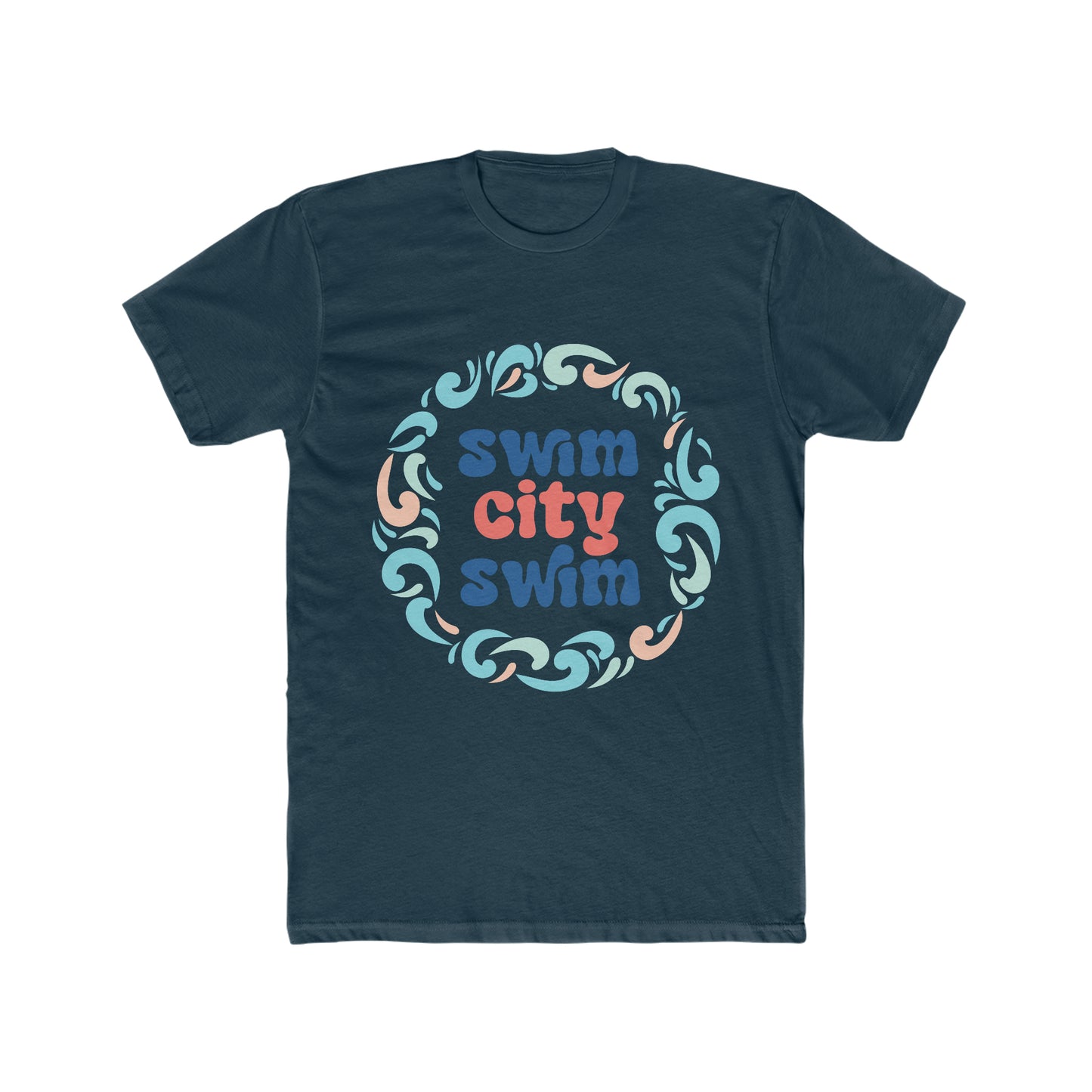 SwimCity Logo Men's Cotton Crew Tee