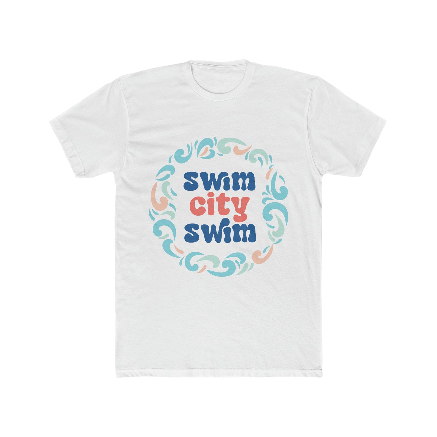 SwimCity Logo Men's Cotton Crew Tee