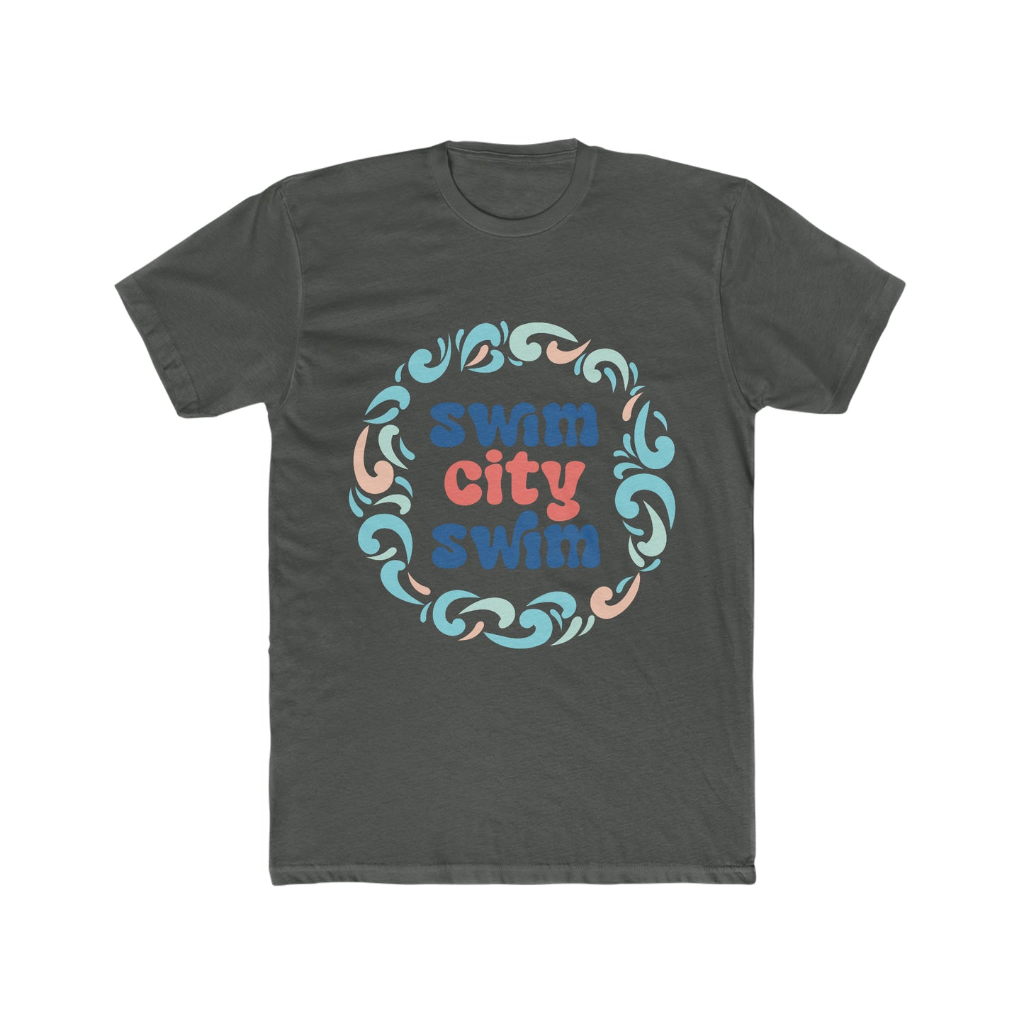 SwimCity Logo Men's Cotton Crew Tee