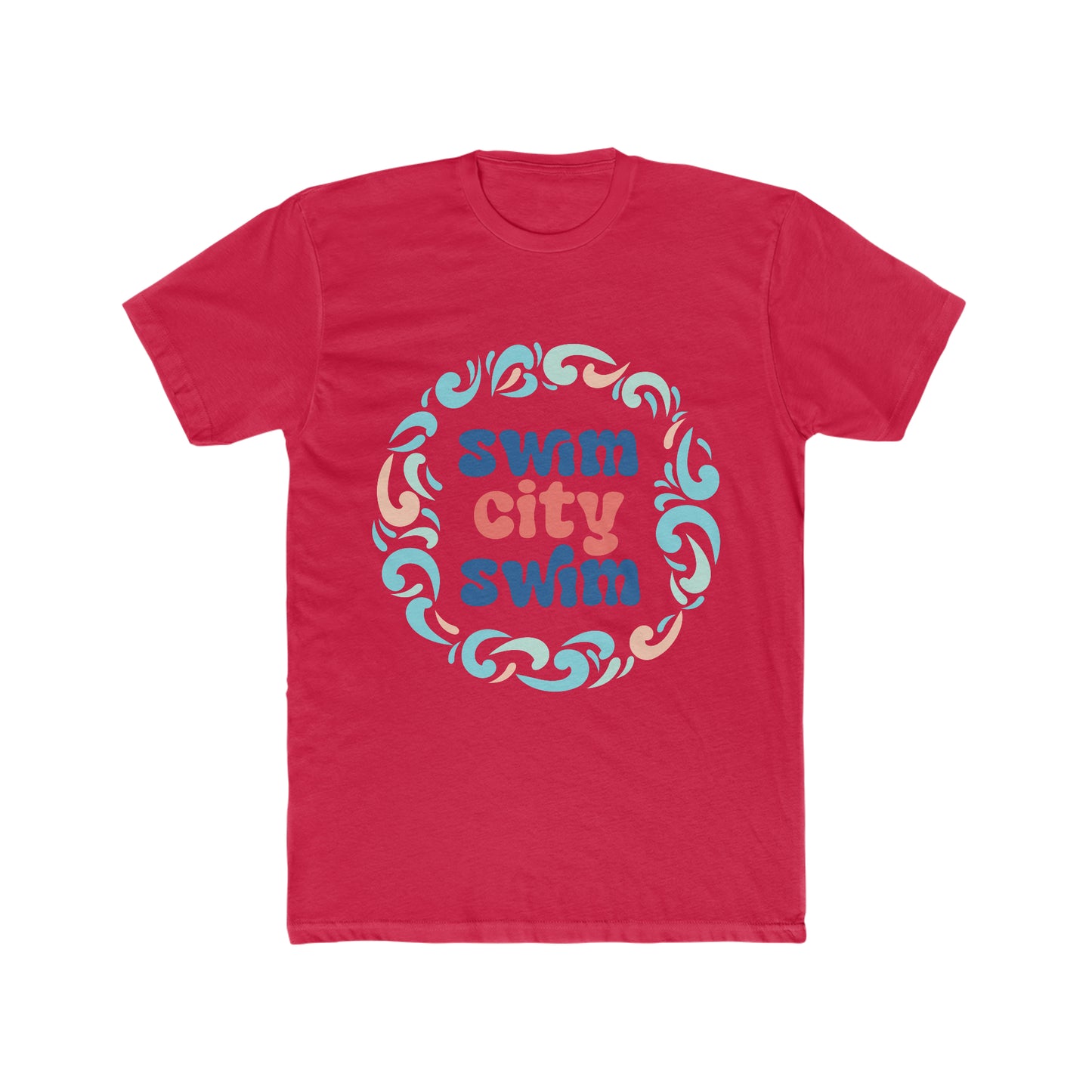 SwimCity Logo Men's Cotton Crew Tee