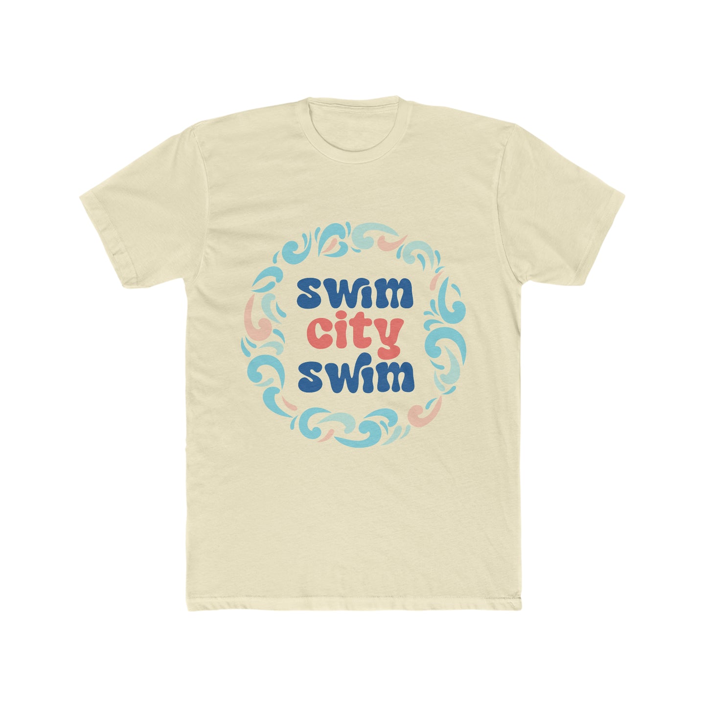 SwimCity Logo Men's Cotton Crew Tee