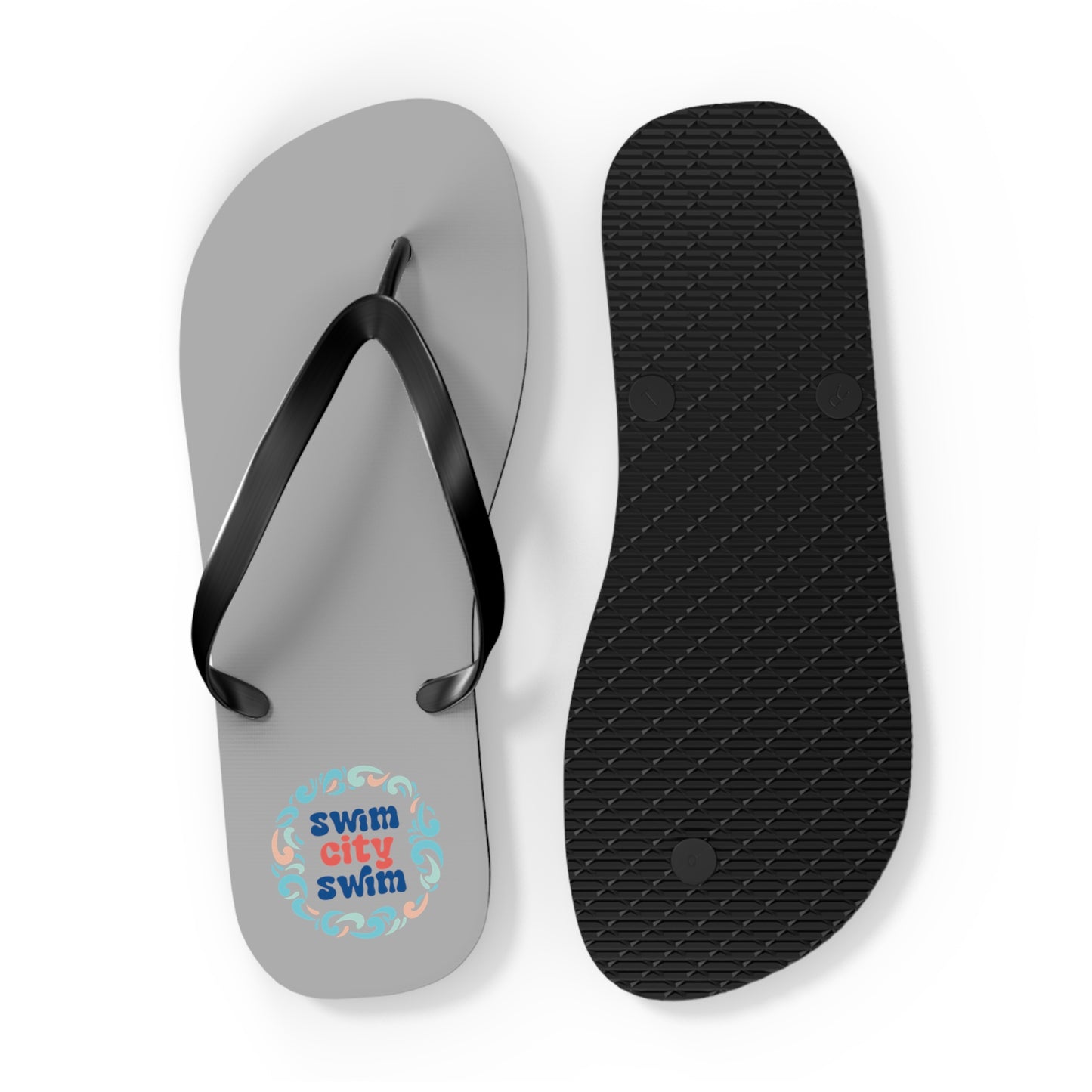 SwimCity Flip Flops - Grey