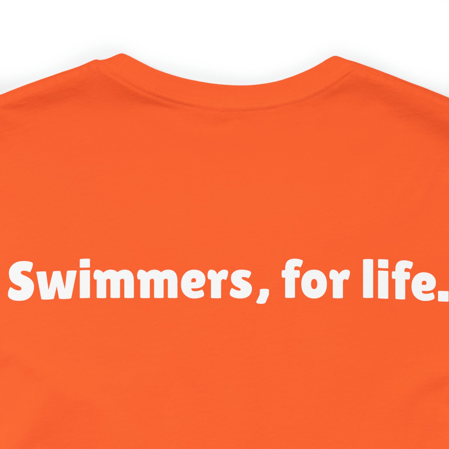 SwimCity Unisex Jersey Short Sleeve Logo Tee with Swimmers for Life