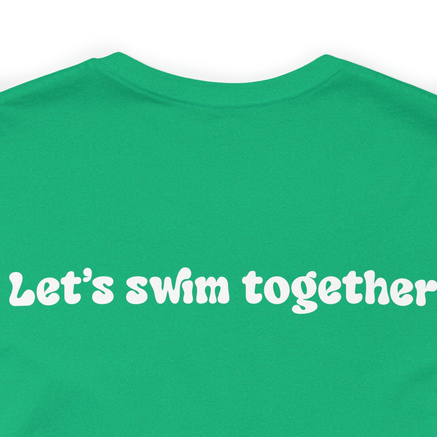 SwimCity Let's Swim Together Adult Jersey Short Sleeve Logo Tee