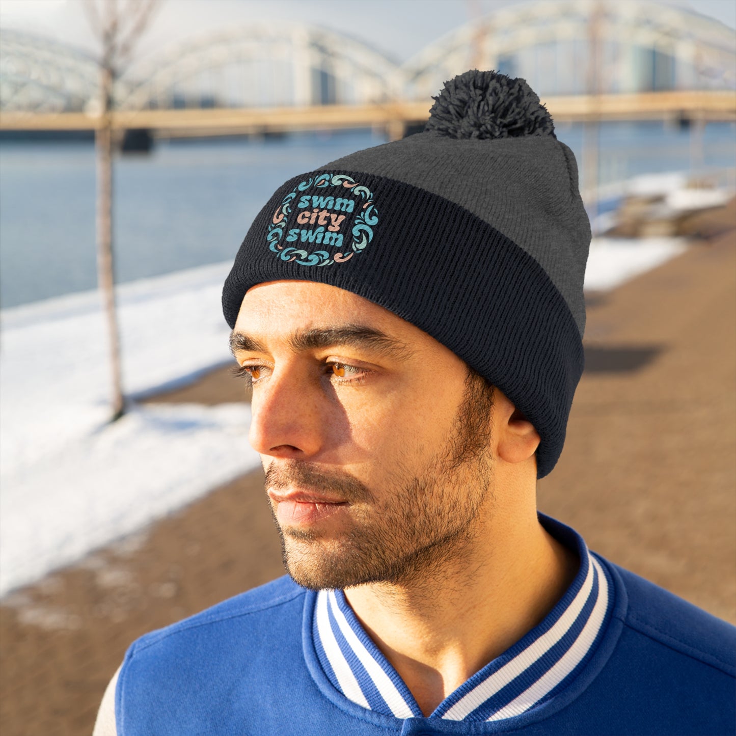 SwimCity Pom Pom Beanie