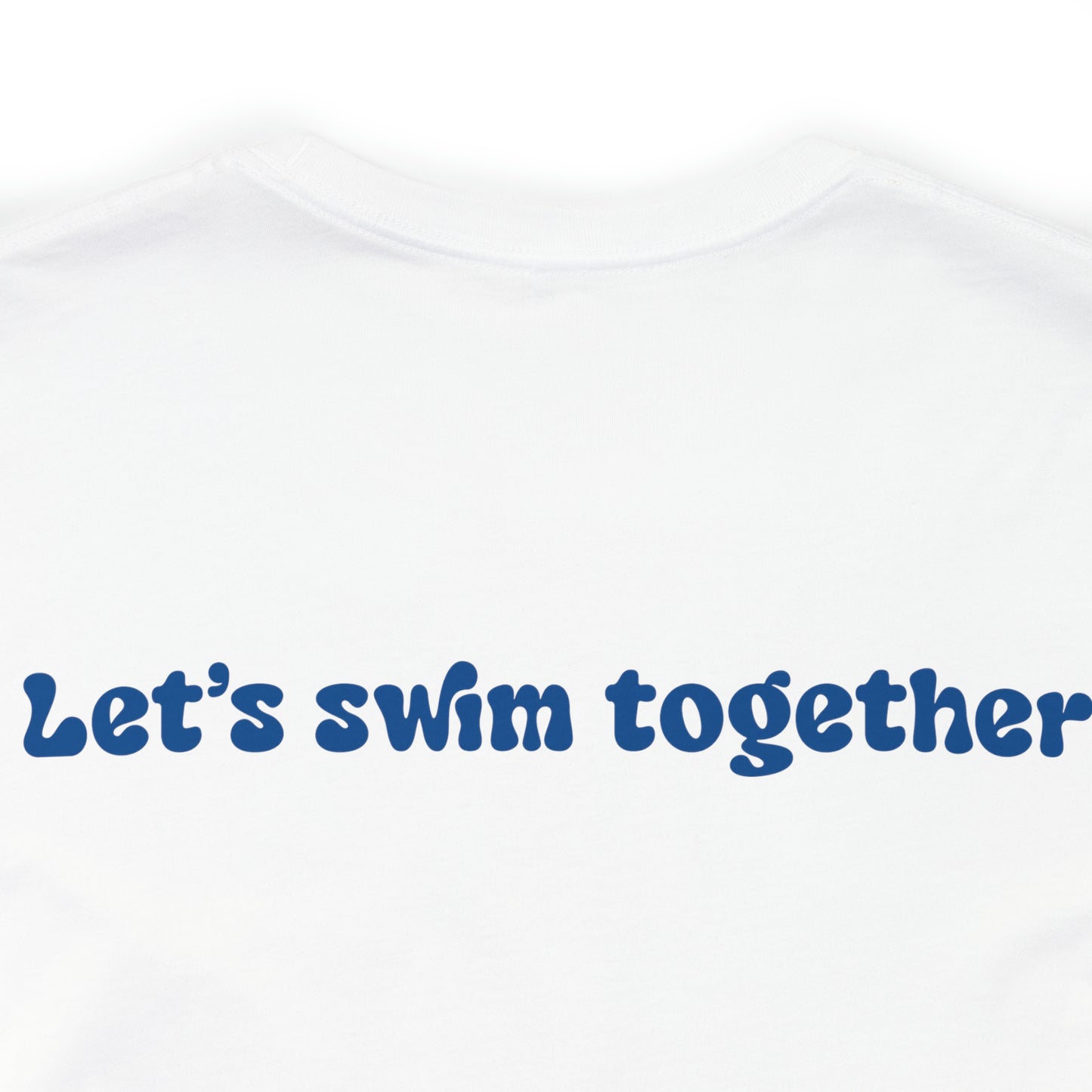 SwimCity Let's Swim Together Adult Jersey Short Sleeve Logo Tee