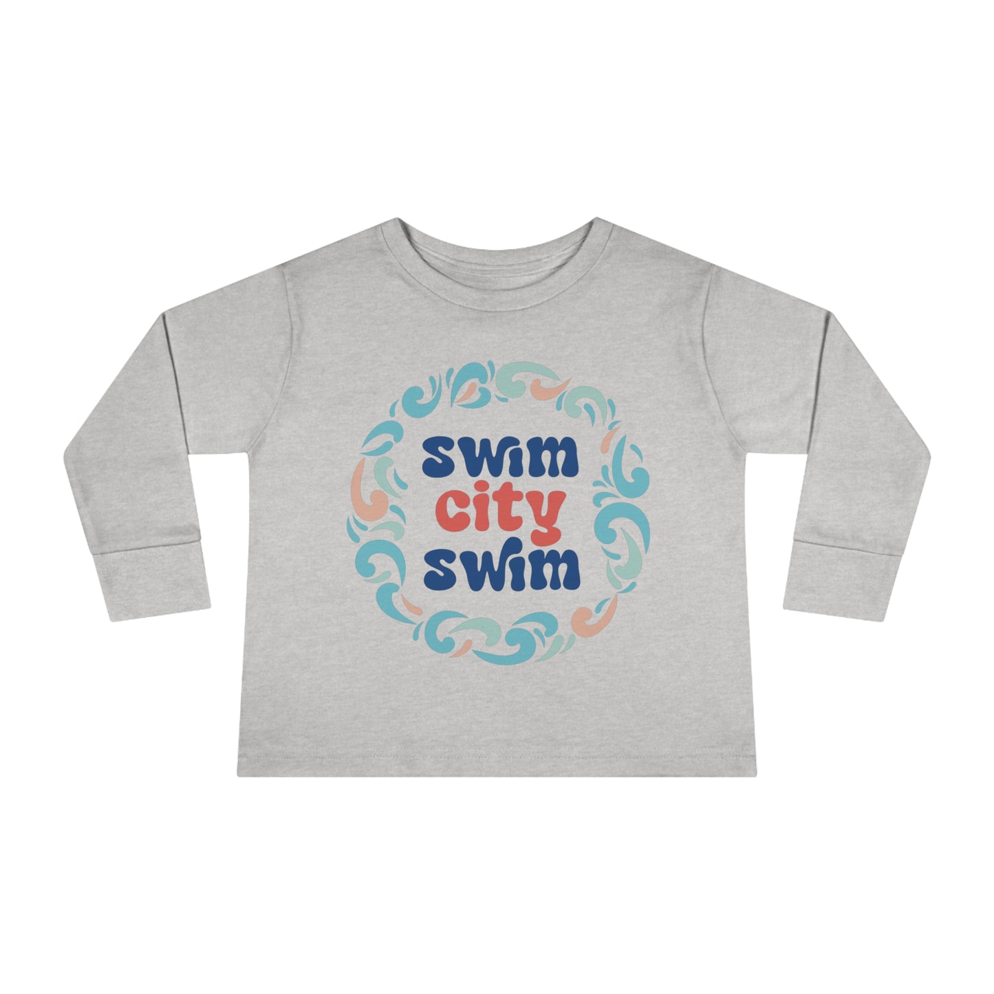 SwimCity Logo Toddler Long Sleeve Tee