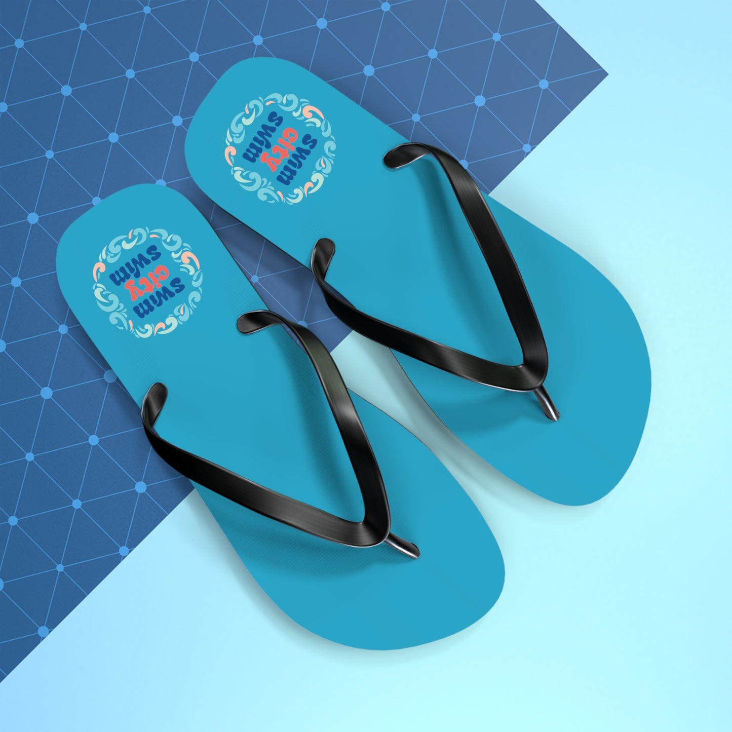 SwimCity Flip Flops - Turquoise