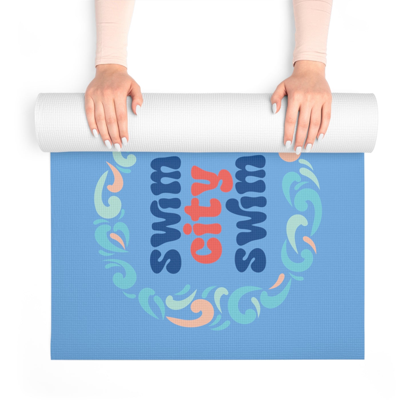 SwimCity Swim Logo Foam Yoga Mat