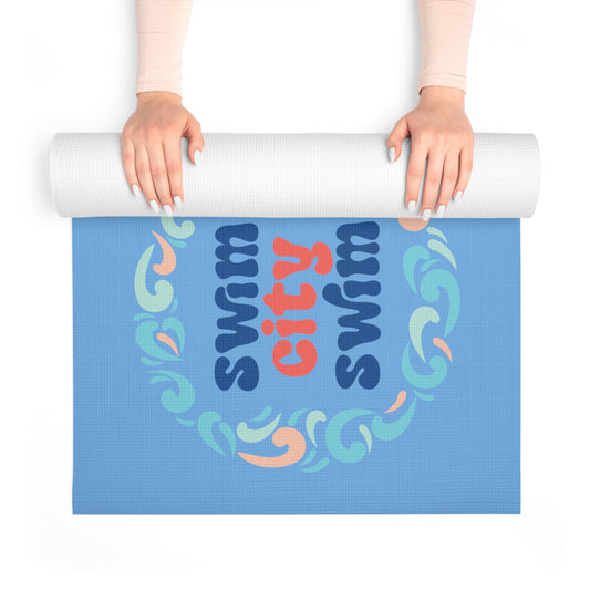 SwimCity Swim Logo Foam Yoga Mat