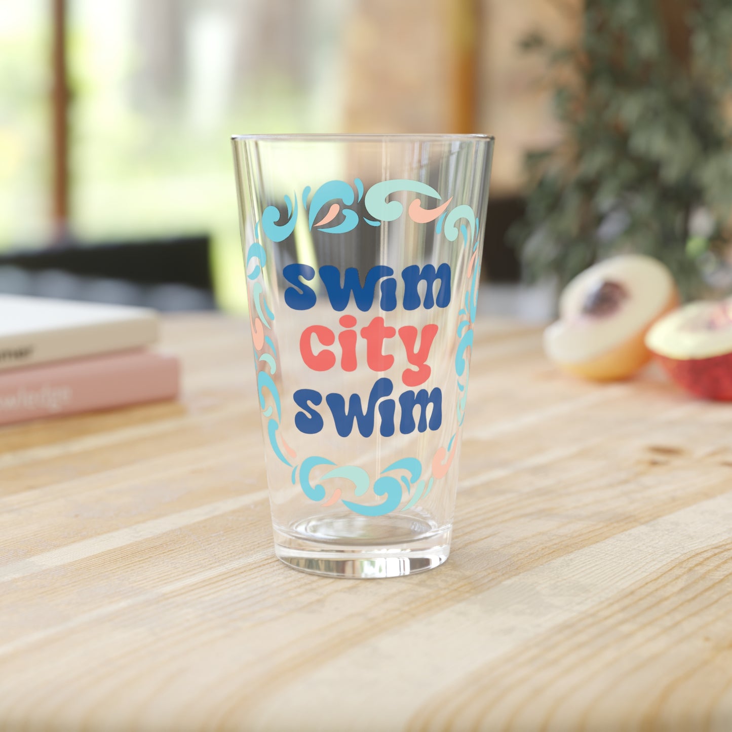 SwimCity Pint Glass, 16oz