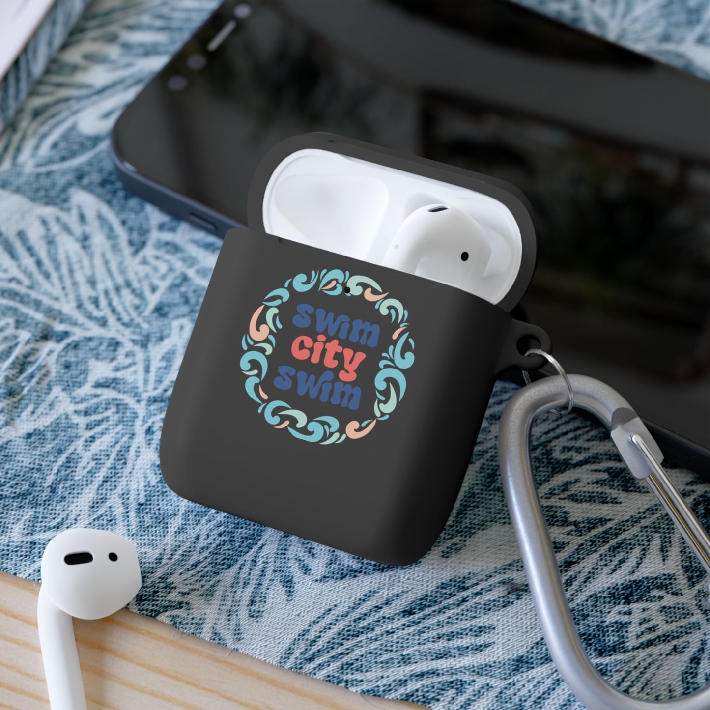 SwimCity Logo AirPods and AirPods Pro Case Cover