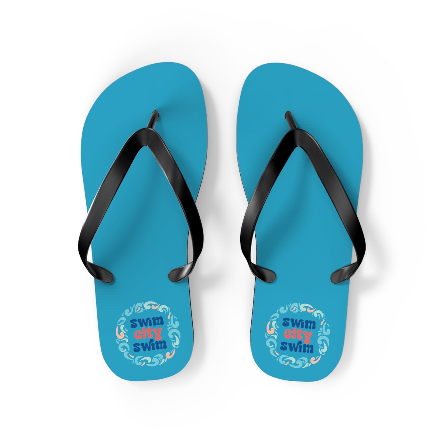 SwimCity Flip Flops - Turquoise